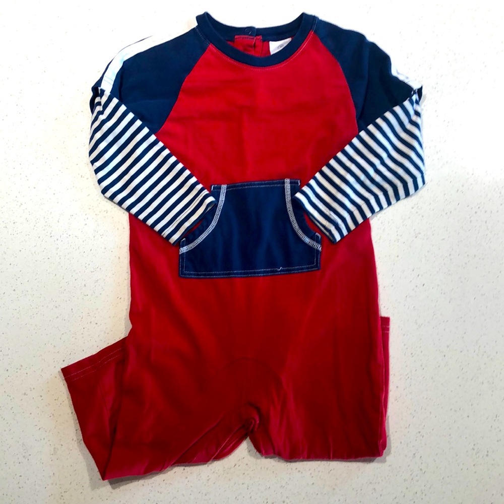 Hanna Andersson long sleeve kids Romper size 3T